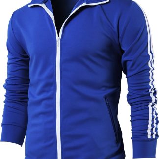 Active Slim Fit Track Lightweight Jacket Zip image 1