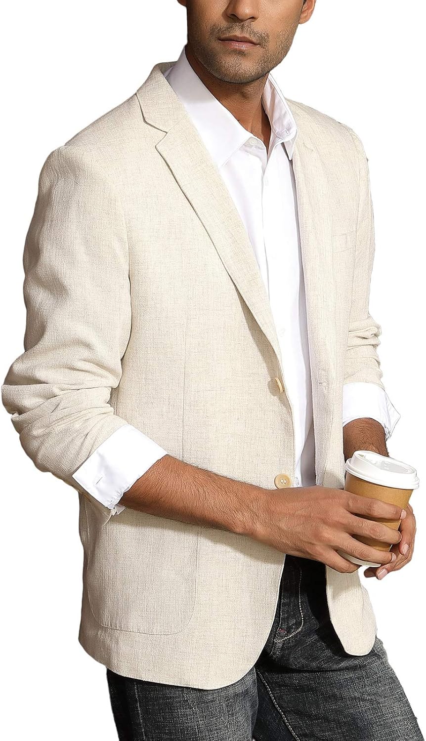 PJ PAUL JONES Slim Fit Lightweight Linen Jacket Tailored image 1