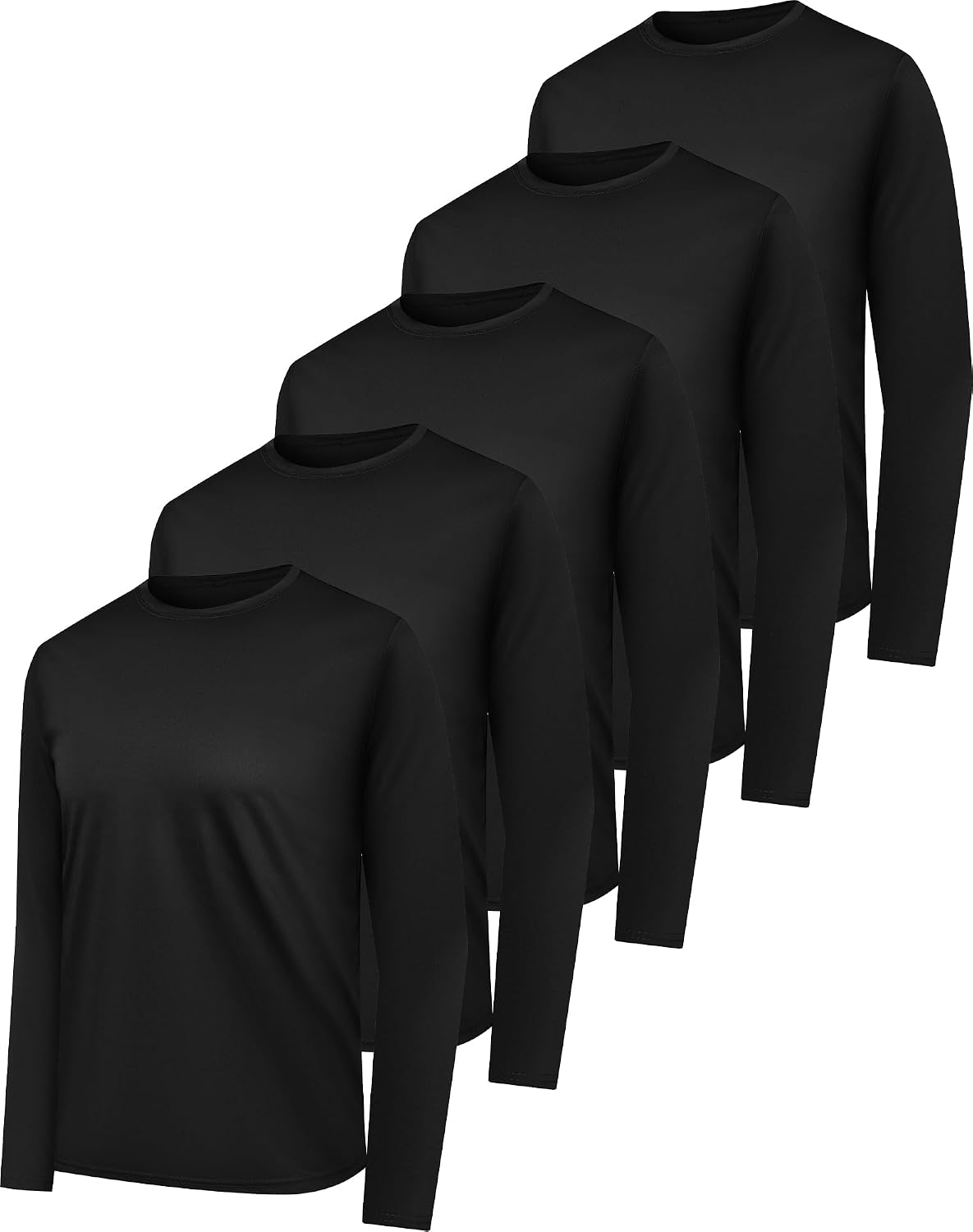 HovSiyla Long Sleeve Shirts for Men Moisture Wicking Tee image 1